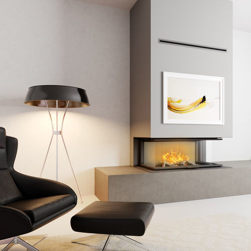 Дровяной камин - Pi Architectural 119x42 - REGALFIRE S.A - встраиваемый / напольный / без дымохода