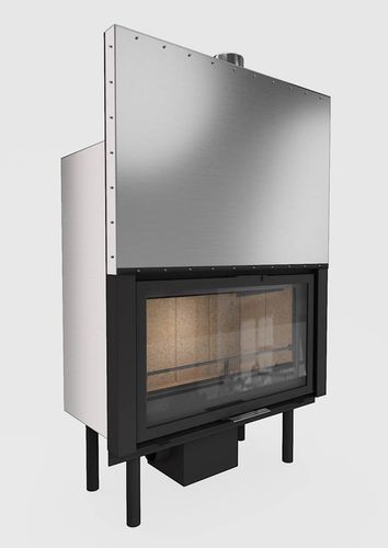 Дровяной камин - Flat Majarda D95 - REGALFIRE S.A - встраиваемый / напольный / Односторонний