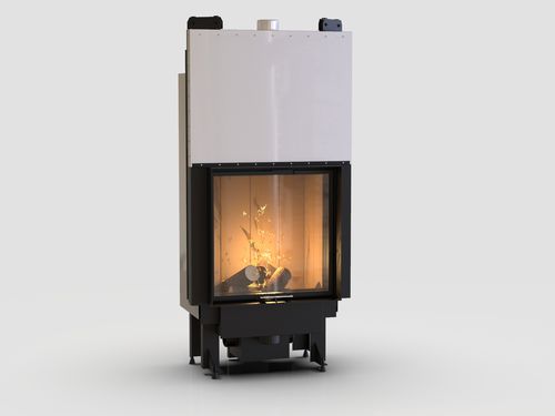 Дровяной камин - Flat Vertical 80 x 80 - REGALFIRE S.A - встраиваемый / напольный / Односторонний