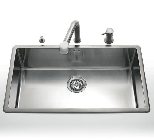 Кухонная раковина 1 чаша - radius 12 VFR - ALPES-INOX - без сушки / из нержавеющей стали / интегрированная