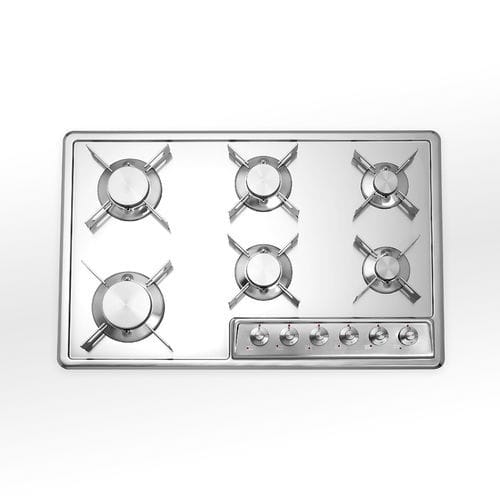 Газовая варочная панель - F 579/6G - ALPES-INOX - 6 конфорок / встраиваемая / с поворотными регуляторами