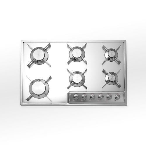 Газовая варочная панель - A 578/6G - ALPES-INOX - 6 конфорок / настольная / с поворотными регуляторами