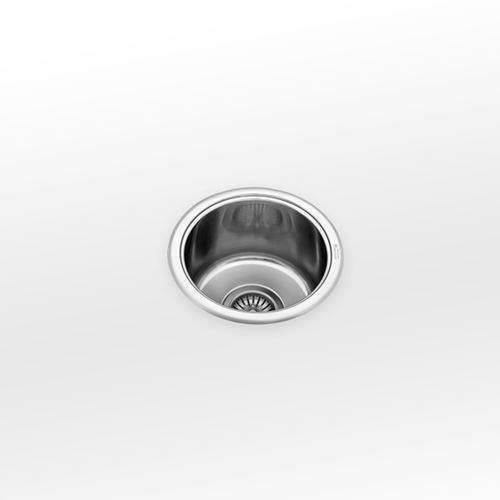 Кухонная раковина 1 чаша - VDF  - ALPES-INOX - без сушки / из нержавеющей стали / интегрированная