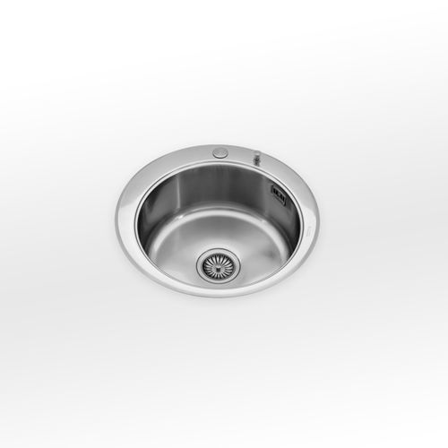 Кухонная раковина 1 чаша - VF 51-AM - ALPES-INOX - без сушки / из нержавеющей стали / интегрированная