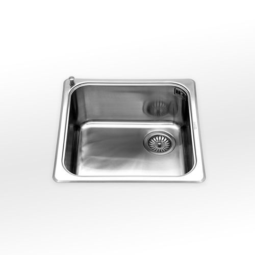 Кухонная раковина 1 чаша - radius 60 VF 446 series - ALPES-INOX - без сушки / из нержавеющей стали / интегрированная
