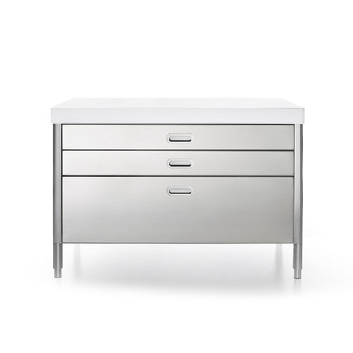 Автономный элемент кухни - 130C-CONTENIMENTO/2 - ALPES-INOX - автономный / с выдвижным ящиком