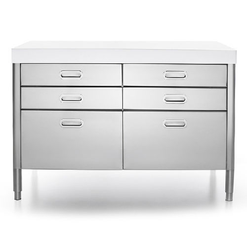 Автономный элемент кухни - 130C-CONTENIMENTO-3 - ALPES-INOX - автономный / с выдвижным ящиком