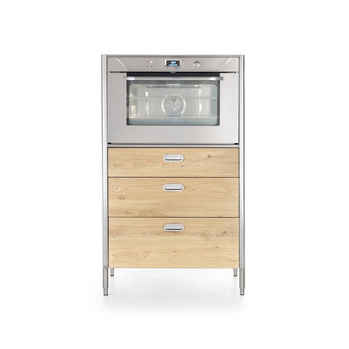 Мебельная стойка для кухни - 98/165 FORNO/3 - ALPES-INOX - современная