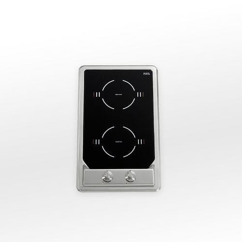 Индукционная варочная панель - F 530/2EI - ALPES-INOX - 2 конфорки / встраиваемая / с поворотными регуляторами