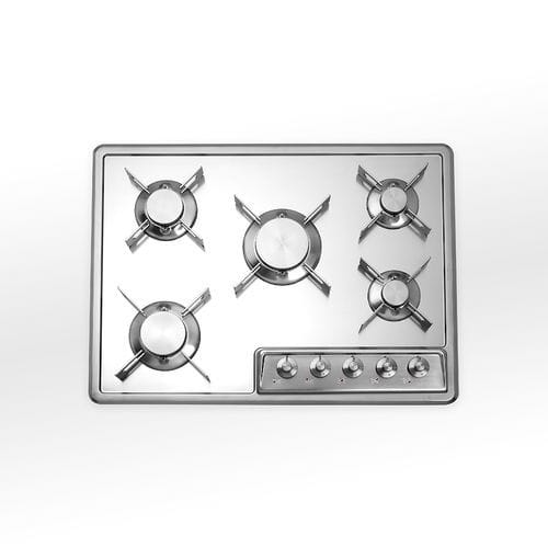 Газовая варочная панель - F 569/5G - ALPES-INOX - 5 конфорок / встраиваемая / с поворотными регуляторами