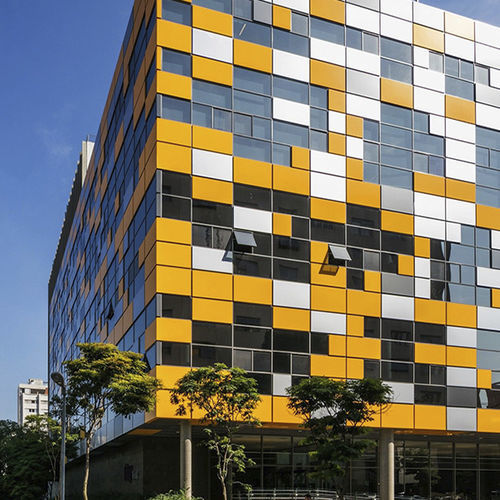 Строительная композитная панель - Foshan Henglicai Building Materials Co.,Ltd. - для перегородки / для отделки фасадов / для стены