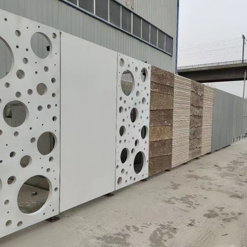 Панельная облицовка фасада - Sino-sina building materials co., ltd - из высокопрочного бетона / вертикальная / перфорированная