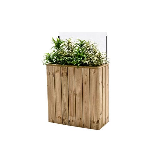 Кадка для садовых растений из дерева - J75A34PH40 - Hortalia - прямоугольная / модульная / с защитой от ветра