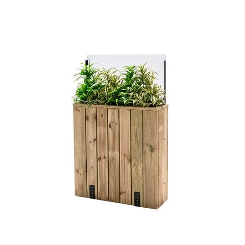 Кадка для садовых растений из дерева - J75PH40 - Hortalia - прямоугольная / модульная / с защитой от ветра