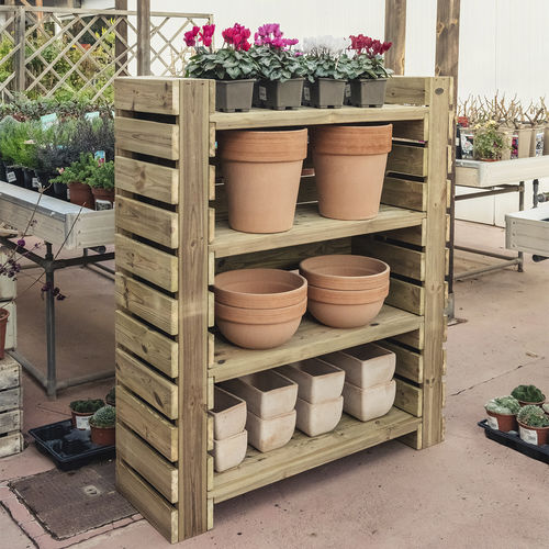 Стеллаж для сада - Augusta - Hortalia - классический / из дерева / экоэтикетка FSC