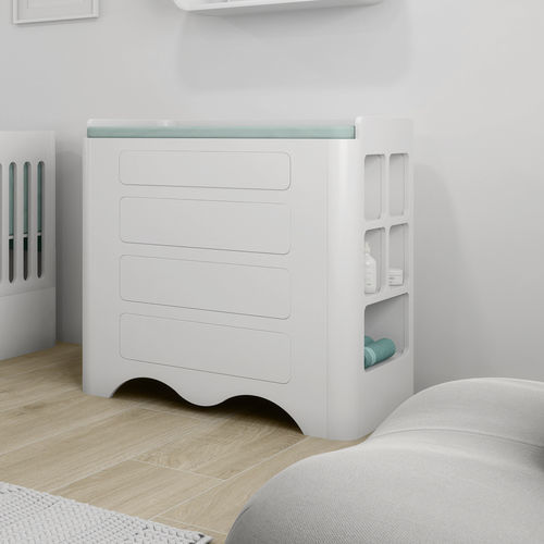 Комод для детей - Wave - NU Furniture - уникальный дизайн / из лакированной древесины / из лакированной МДФ