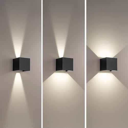 Современный настенный светильник - PALMA - Hofflights - для интерьера / из металлической проволоки / кубический