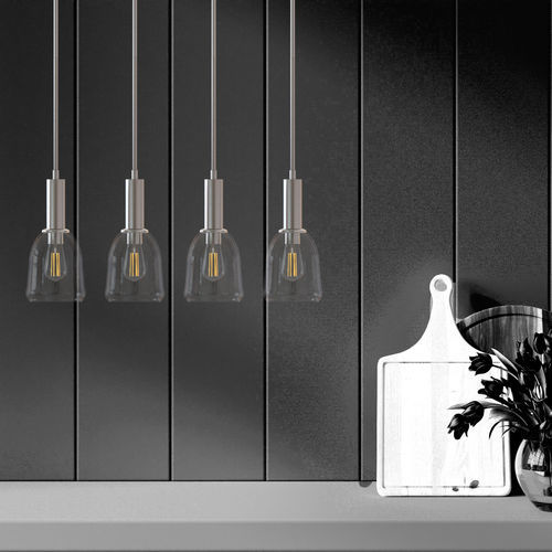 Подвесная лампа - ELIA - Ambiate Lighting - из никеля / из атласа / современная