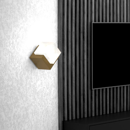 Современный настенный светильник - CUBO  - Ambiate Lighting - для интерьера / из латуни / из мрамора