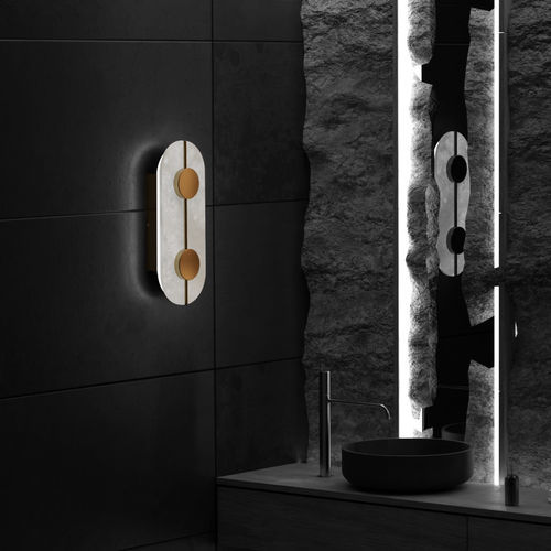 Современный настенный светильник - OROLOGIO - Ambiate Lighting - для интерьера / из латуни / из стали