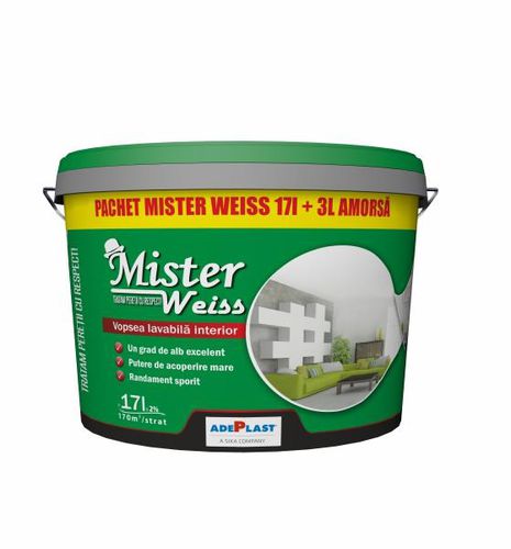 Декоративная краска - MISTER WEISS - AdePlast - для интерьера / для стены / для бетона