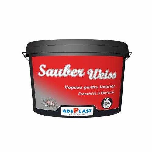 Декоративная краска - SAUBER WEISS  - AdePlast - экономичная / для интерьера / для стены