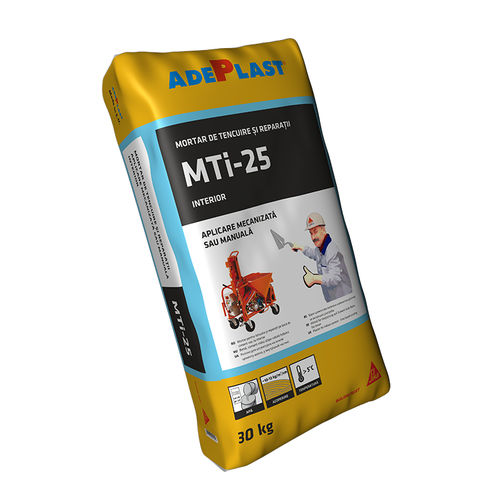 Строительный раствор для отделки - MTI 25  - AdePlast - для влажного помещения / минеральный / на основе полимеров