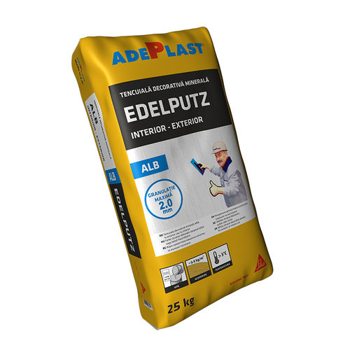 Гипс для отделки - EDELPUTZ  - AdePlast - устойчивый к погодным катаклизмам / вещество со сверхвысокой адгезией