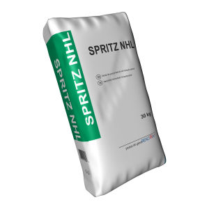 Проницаемый строительный раствор для водяного пара - RENOWA SPRITZ NHL  - AdePlast - для восстановительных работ / клейкий / для каменной кладки