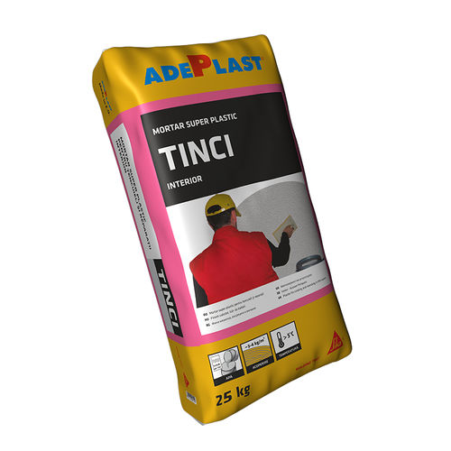 Строительный раствор для ремонта - TINCI  - AdePlast - для отделки / для гипсокартонного листа / для цемента