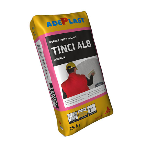 Строительный раствор для ремонта - TINCI ALB  - AdePlast - для отделки / для гипсокартонного листа / для цемента