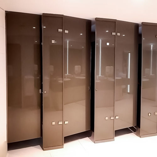Слоистая стеклянная панель - CUBICLE - Transparent Design SRL - закаленная / прозрачная / цифровая печать