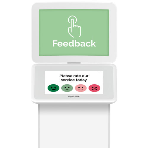 Интерактивная стойка для интерьера - SMILEY TOUCH™ - HAPPYORNOT - настенная / на столешнице / на плане