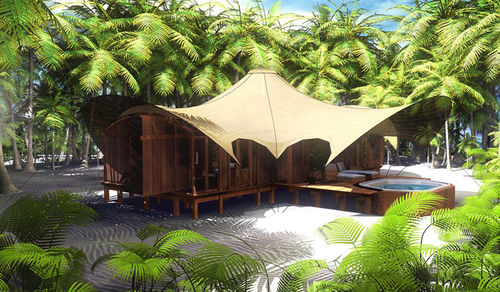 Сборный дом - POIVRE ISLAND, SEYCHELLES - PT-Touchwood - биоклиматический / современный / с террасой