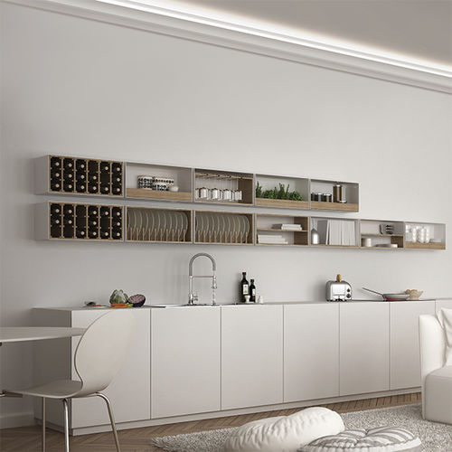 Выступающий осветительный профиль - EL701 - EL701 FLEX - Eleni LIGHTING - настенный / потолочный / LED