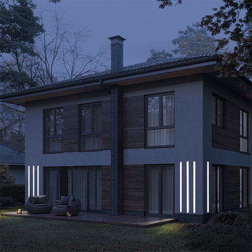 Отделочный профиль для светодиодного освещения - EL2106 - Eleni LIGHTING - из вспененного полистирола / для перегородок / для фасада