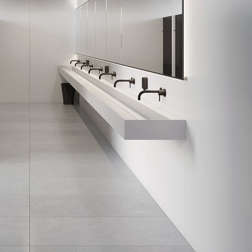 Подвесная раковина - ANATOLIA PROJECT - ZENON SMART SOLID SURFACE - из Solid Surface / антибактериальная / матовая отделка