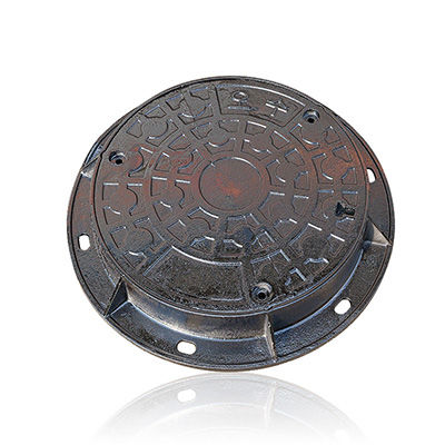 Крышка люка из чугуна - C250 - Hebei Zhenhan Casting Co.,Ltd - круглая / со встроенной крышкой