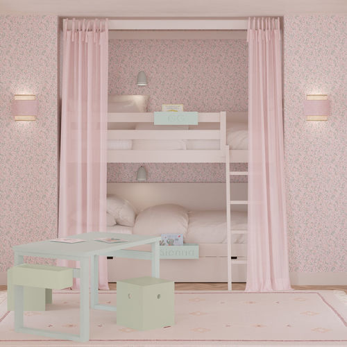 Многоярусная кровать - Liso - Muba Design - с балдахином / выдвижная / односпальная