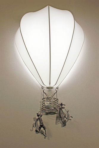 Настенный светильник уникальный дизайн - SCONCE BALLOON - ARTBUZ creative workshop - для интерьера / из стекла / из металла