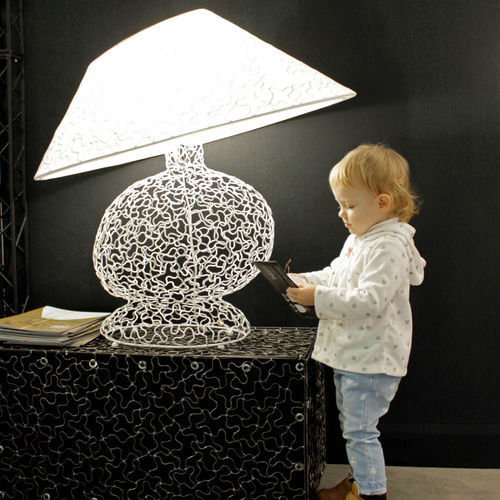 Настольная лампа - SKEWLAMP - ARTBUZ creative workshop - из стали / из стали, покрытой порошком / из ткани