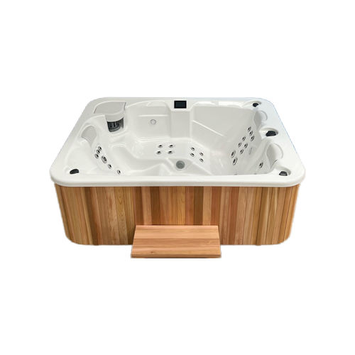 Встраиваемая спа-ванна - Premium Mini WiFi - Urban Cedar Hot Tubs and Saunas - каркасная / прямоугольная / 3 места