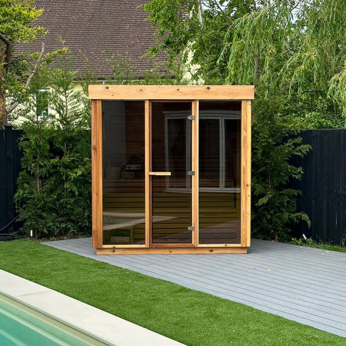 Сауна для бытового использования - 7FTx6FT - Urban Cedar Hot Tubs and Saunas - из стекла / из красного кедра / для наружного применения