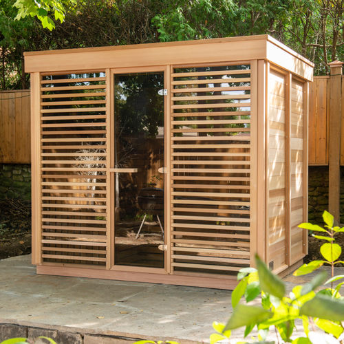 Сауна для бытового использования - 9FTx7FT - Urban Cedar Hot Tubs and Saunas - из стекла / из красного кедра / для улицы