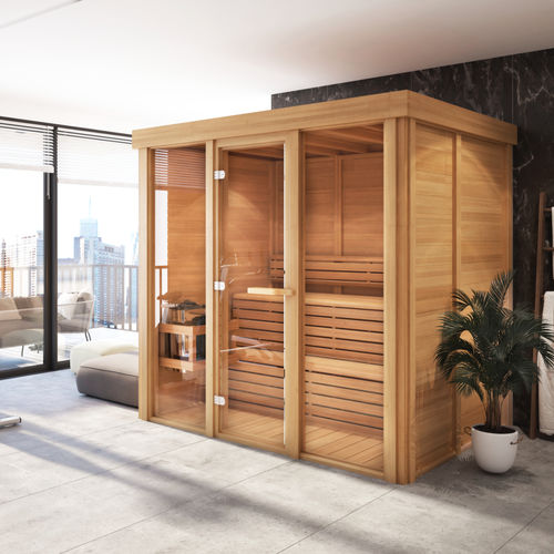 Сауна для бытового использования - 7FTx6FT - Urban Cedar Hot Tubs and Saunas - из стекла / из красного кедра / для интерьера