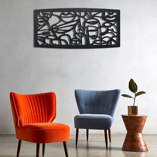 Настенная декоративная панель - Quadro design Tramax Graffiti - Laserplanet - из метакрилата / для бытового использования