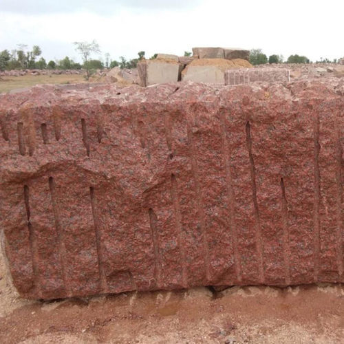 Каменный блок для стены - INDIAN RED - Uway Stone India Pvt Ltd - для внешнего благоустройства / декоративный / из натурального камня