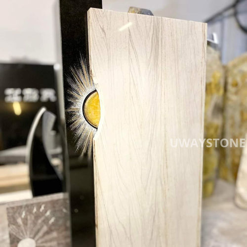 Плита из камня из гранита - SILVER MACAUBAS - Uway Stone India Pvt Ltd - для стены / для облицовки / для внутреннего пространства