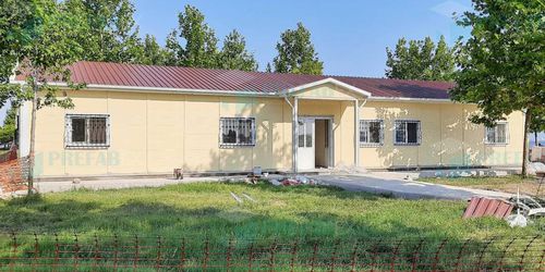 Сборное здание - 58 M2 - prefabex - модульное / из бетона / металлический каркас