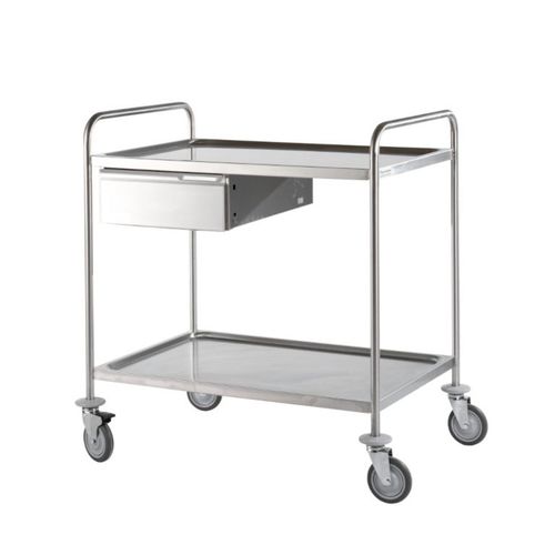 Тележка для подносов - CS962-1C - QUATRO S.R.L. - для профессиональной кухни / из нержавеющей стали